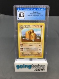 CGC Graded 1999 Pokemon Base Set Shadowless #19 DUGTRIO Trading Card - NM-MT+ 8.5