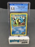 CGC Graded 2000 Pokemon Gym Challenge #13 MISTY'S GYARADOS Holofoil Rare Trading Card - EX+ 5.5