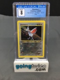 CGC Graded 2000 Pokemon Neo Genesis #13 SKARMONY Holofoil Rare Trading Card - NM-MT 8