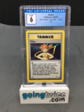 CGC Graded 2000 Pokemon Gym Heroes #18 MISTY Holofoil Rare Trading Card - EX-NM 6