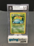 BGS Graded 2000 Pokemon Base 2 Set #18 VENUSAUR Holofoil Rare Trading Card - NM-MT+ 8.5