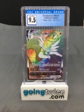 CGC Graded 2020 Pokemon Rebel Clash #194 CINDERACE VMAX Rainbow Holofoil Rare Trading Card - GEM