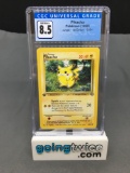CGC Graded 1999 Pokemon Jungle 1st Edition #60 PIKACHU Trading Card - NM-MT+ 8.5
