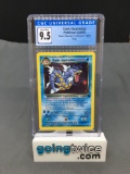 CGC Graded 2000 Pokemon Team Rocket #8 DARK GYARADOS Holofoil Rare Trading Card - GEM MINT 9.5