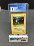 CGC Graded 1999 Pokemon Base Set Shadowless #53 MAGNEMITE Trading Card - MINT 9