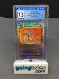 CGC Graded 2002 Pokemon Legendary Collection #27 KABUTOPS Reverse Holofoil Rare Trading Card - NM+