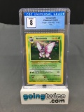 CGC Graded 1999 Pokemon Jungle Unlimited #13 VENOMOTH Holofoil Rare Trading Card - NM-MT 8