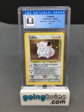 CGC Graded 1999 Pokemon Base Set Unlimited #5 CLEFAIRY Holofoil Rare Trading Card - NM-MT+ 8.5