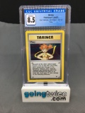 CGC Graded 2000 Pokemon Gym Heroes #18 MISTY Holofoil Rare Trading Card - NM-MT+ 8.5