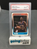 PSA Graded 1988-89 Fleer #43 DENNIS RODMAN Pistons ROOKIE Basketball Card - NM-MT 8