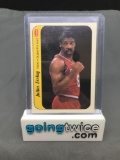 1986-87 Fleer Sticker #5 JULIUS ERVING 76ers Vintage Basketball Card