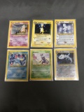 6 Card Lot of Vintage Pokemon NEO GENESIS Holofoil Rare Trading Cards from a Huge Esate Collection