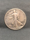 1941-S United States Walking Liberty Silver Half Dollar - 90% Silver Coin from Estate