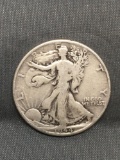1944 United States Walking Liberty Silver Half Dollar - 90% Silver Coin from Estate