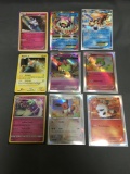 9 Card Lot of HOLOFOIL Pokemon Trading Cards - Modern Years - ULTRA RARES and More!