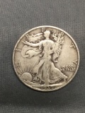 1939-S United States Walking Liberty Silver Half Dollar - 90% Silver Coin from Estate