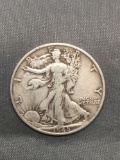 1945-S United States Walking Liberty Silver Half Dollar - 90% Silver Coin from Estate