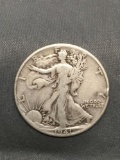 1941 United States Walking Liberty Silver Half Dollar - 90% Silver Coin from Estate