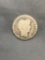 1901 United States Barber Silver Dime - 90% Silver Coin from Estate