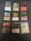 9 Card Lot of Magic the Gathering Gold Symbol RARES from Collection