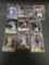 9 Card Lot of BASEBALL ROOKIE CARDS with Big Time Prospects and Future Stars