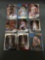 9 Card Lot of BASKETBALL ROOKIE CARDS with Stars and Newer Sets - HIGH BOOK VALUE!