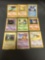 9 Card Lot of Vintage Base Set SHADOWLESS Pokemon Cards from Massive Collection