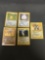 5 Card Lot of Vintage Holofoil Rare Pokemon Cards from Huge Collection