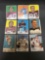 9 Card Lot of Vintage 1960's Topps Football Cards from Nice Estate Find