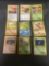 9 Card Lot of Vintage 1st Edition Pokemon Trading Cards from Nice Collection