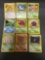 9 Card Lot of Vintage 1st Edition Pokemon Trading Cards from Nice Collection