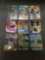 9 Card Lot of REFRACTOR & PRIZM Sports Cards with Rookies Stars and More!