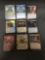 9 Card Lot of Magic the Gathering Gold Symbol RARES & MYTHIC RARES from Collection