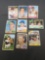 9 Card Lot of Vintage 1960's Topps Baseball Cards from Estate Collection