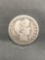 1908-O United States Barber Silver Quarter - 90% Silver Coin from Estate