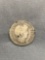 1908-D United States Barber Silver Dime - 90% Silver Coin from Estate