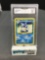 GMA Graded 1999 Pokemon Base Set Unlimited #42 WARTORTLE Trading Card - EX-NM 6