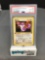 PSA Graded 2000 Pokemon Team Rocket 1st Edition #66 RATTATA Trading Card - GEM MINT 10