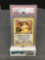 PSA Graded 2000 Pokemon Team Rocket 1st Edition #62 MEOWTH Trading Card - GEM MINT 10