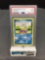 PSA Graded 1999 Pokemon Base Set Unlimited #63 SQUIRTLE Trading Card - MINT 9