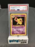 PSA Graded 1999 Pokemon Base Set Unlimited #32 KADABRA Trading Card - GEM MINT 10