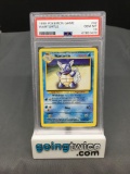 PSA Graded 1999 Pokemon Base Set Unlimited #42 WARTORTLE Trading Card - GEM MINT 10