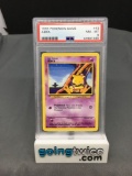 PSA Graded 1999 Pokemon Base Set Unlimited #43 ABRA Trading Card - NM-MT 8