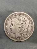 1896 United States Morgan Silver Dollar - 90% Silver Coin from Estate