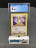 CGC Graded 1999 Pokemon Jungle 1st Edition #56 MEOWTH Trading Card - NM-MT 8.5+