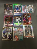 9 Card Lot of REFRACTOR & PRIZM Sports Cards with Rookies Stars and More!