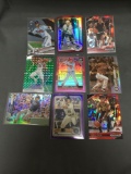 9 Card Lot of REFRACTOR & PRIZM Sports Cards with Rookies Stars and More!