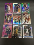 9 Card Lot of REFRACTOR & PRIZM Sports Cards with Rookies Stars and More!