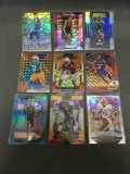 9 Card Lot of REFRACTOR & PRIZM Sports Cards with Rookies Stars and More!