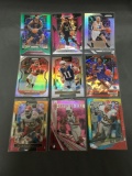 9 Card Lot of REFRACTOR & PRIZM Sports Cards with Rookies Stars and More!